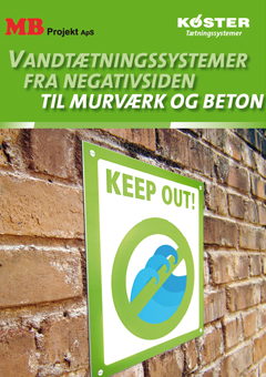 Vandtætnings-systemer fra negativsiden